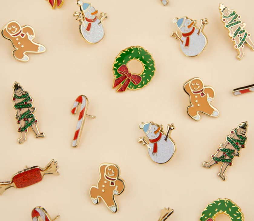 Snowman Pin