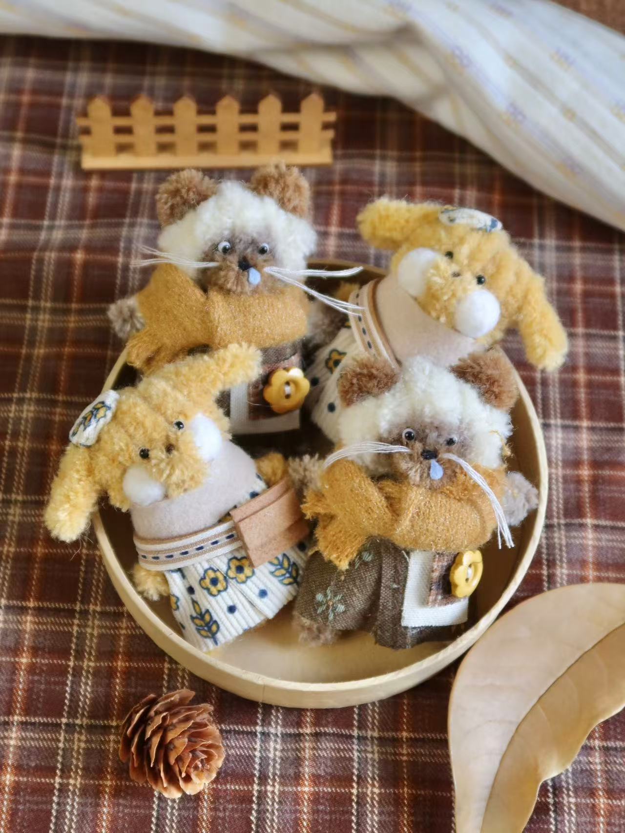 Quiet Room Handmade Doll Pendant