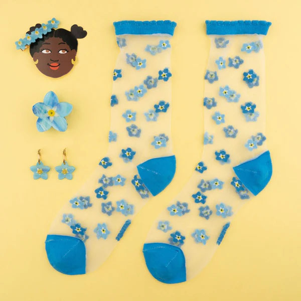 Forget Me Not Hair Clip
