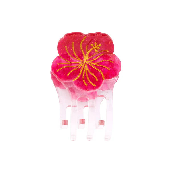 Hibiscus Mini Hair Claw