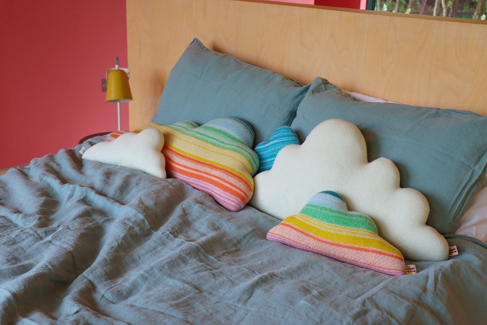 Cloud Medium Shaped Cushion -Rainbow