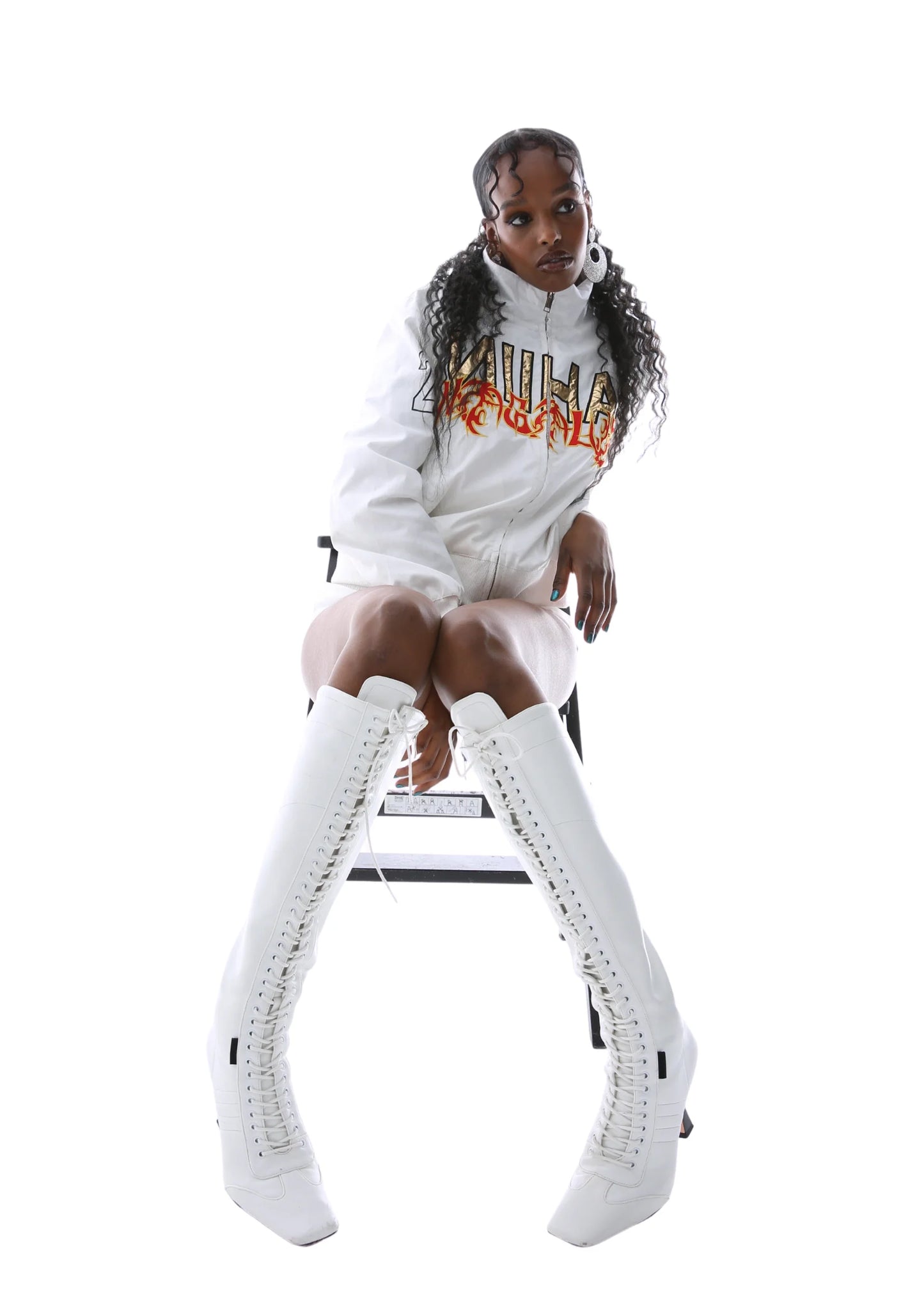 LES BOTTINES BOXER EN BLANC