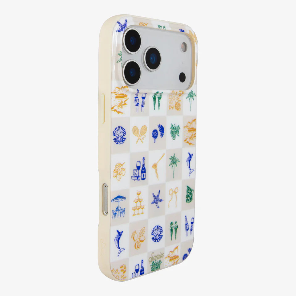 Coastal Check MagSafe® Compatible iPhone Case