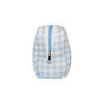 Gingham Pouch in Powder Blue