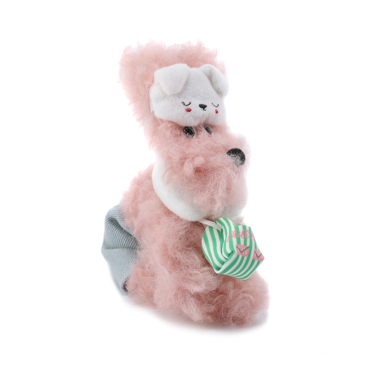 SFSG Pink scribbled puppy on holiday