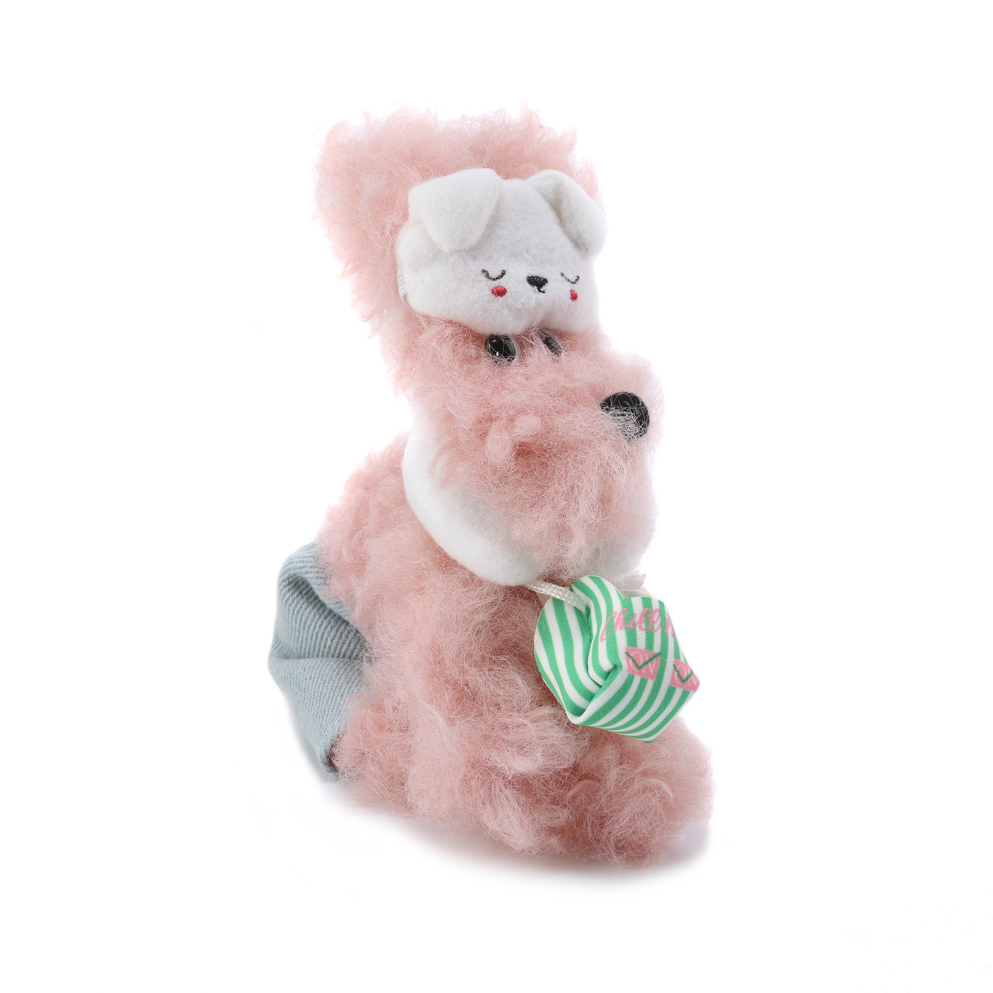 SFSG Pink scribbled puppy on holiday