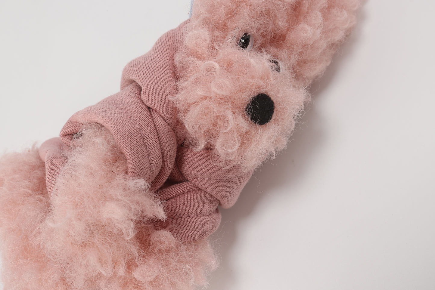 SFSG Pink scribbled puppy wearing a sweatshirt