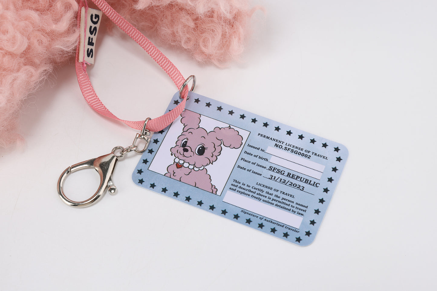 SFSG Pink Scribbled Puppy
