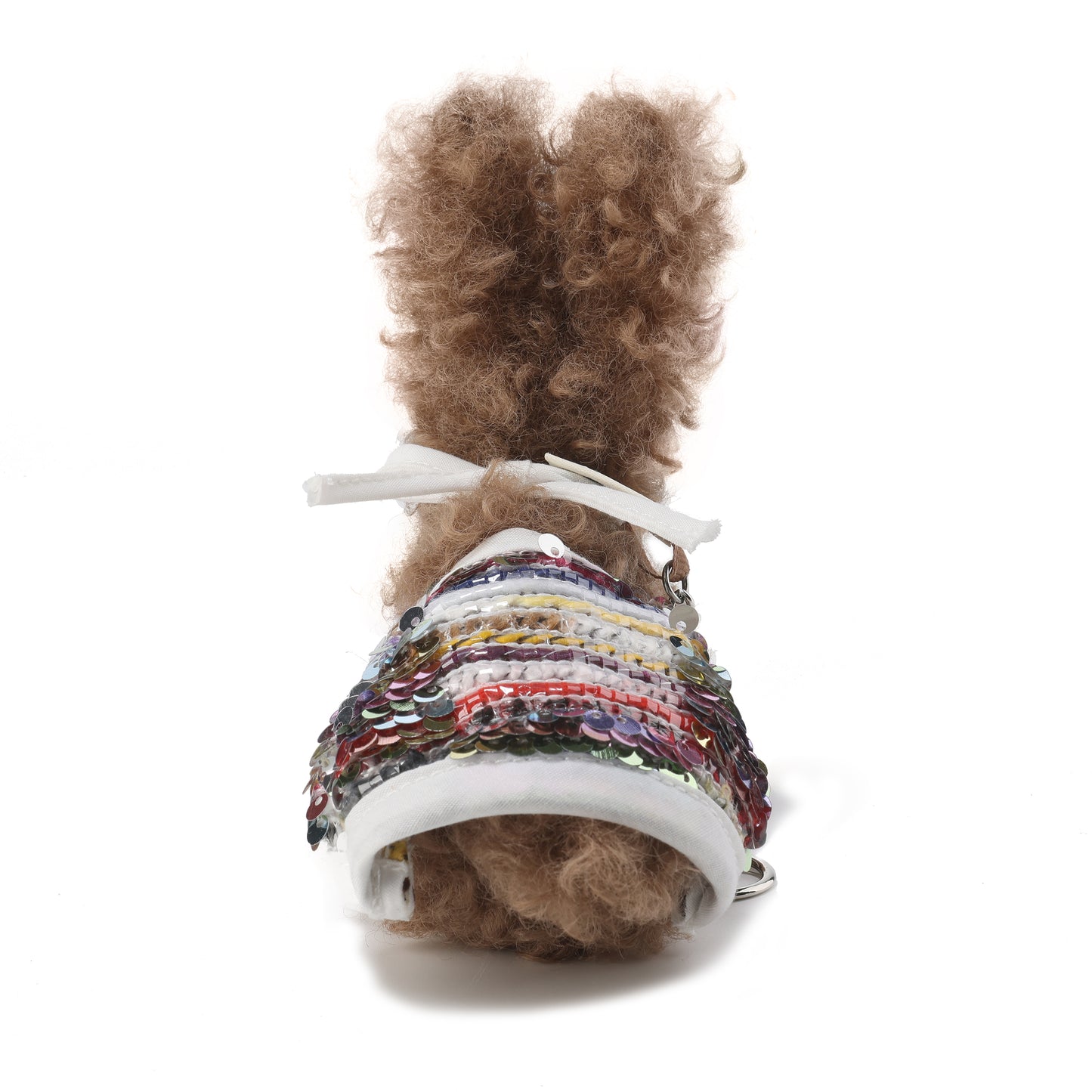 Chiot SFSG Brown Screbble en robe brillante de vacances