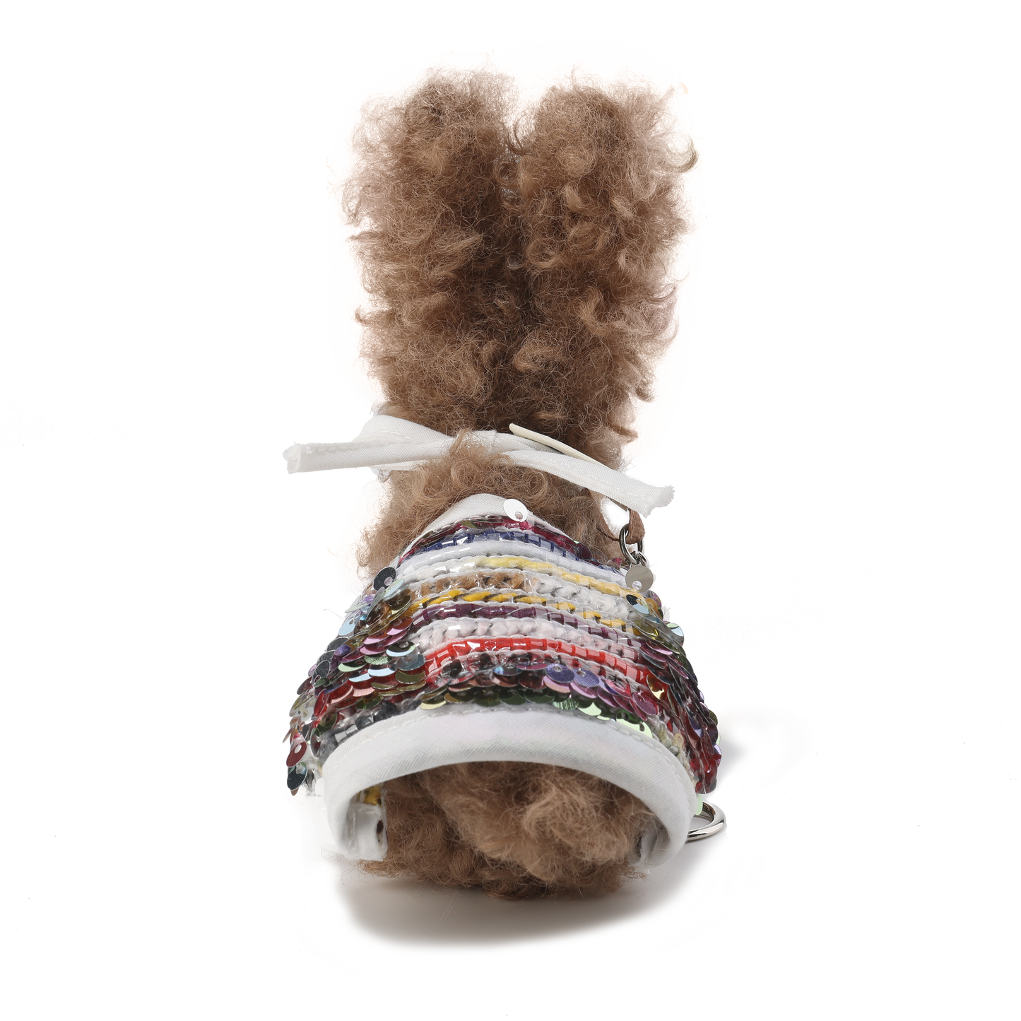 Chiot SFSG Brown Screbble en robe brillante de vacances