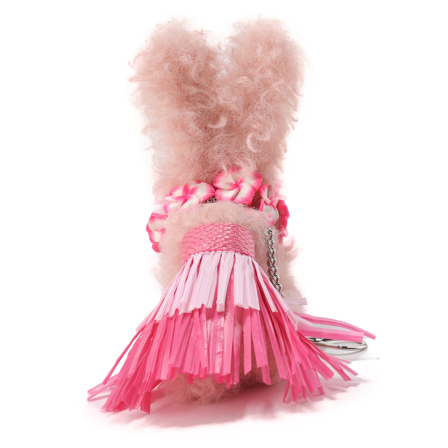 Chiot scribble rose SFSG en jupe hawaïenne