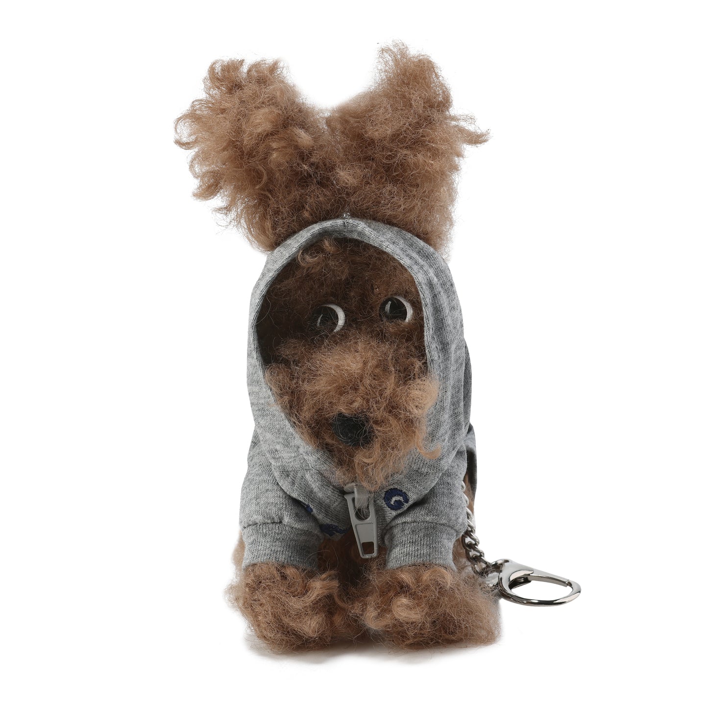 Chiot scribble marron SFSG en vêtements de yoga gris