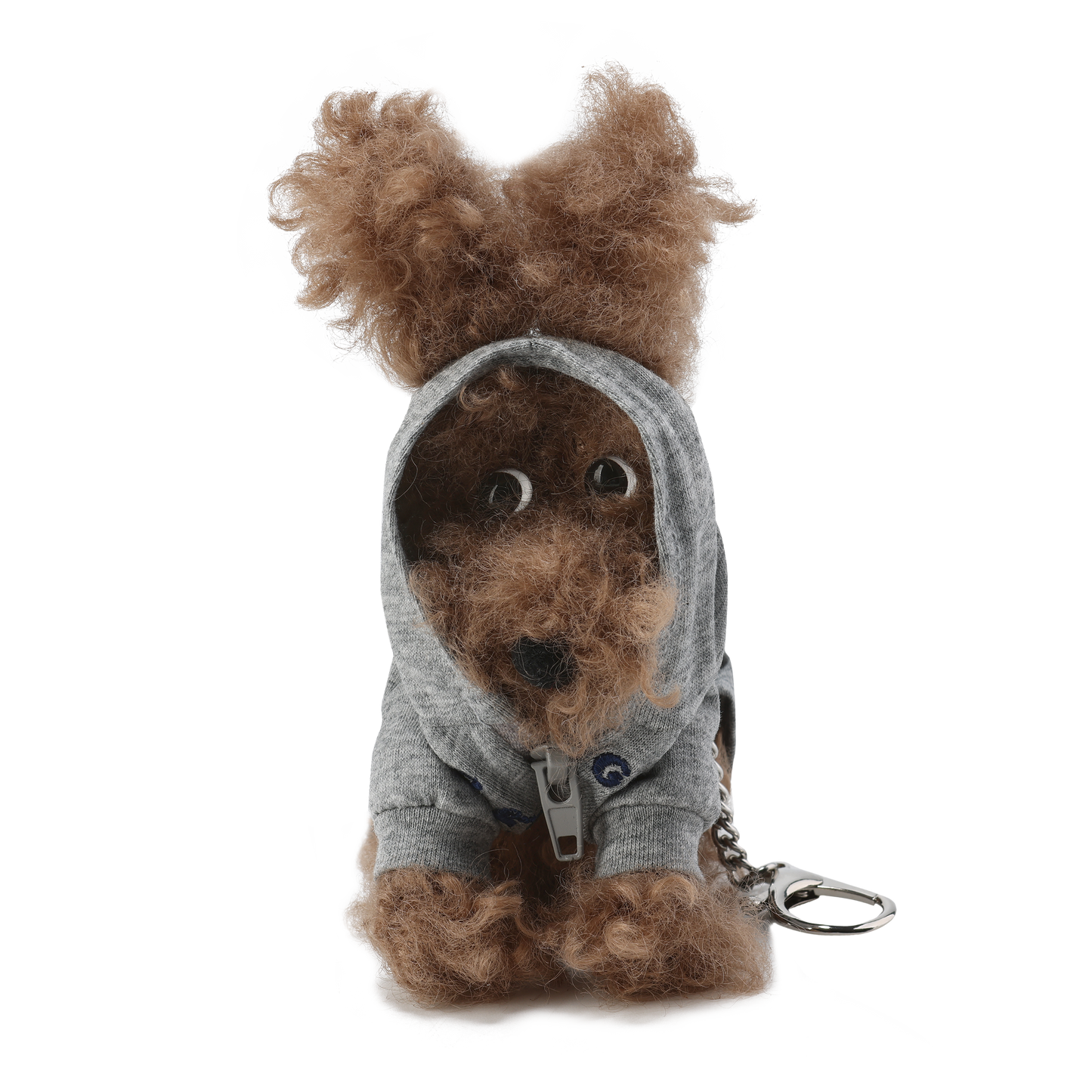 Chiot scribble marron SFSG en vêtements de yoga gris