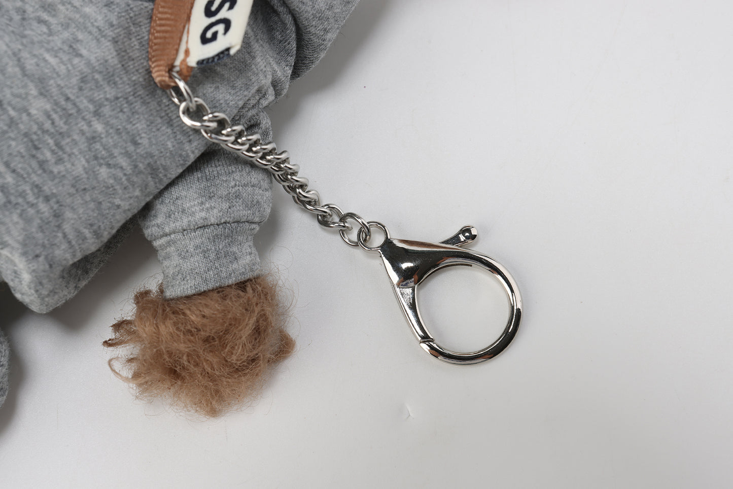 Chiot scribble marron SFSG en vêtements de yoga gris