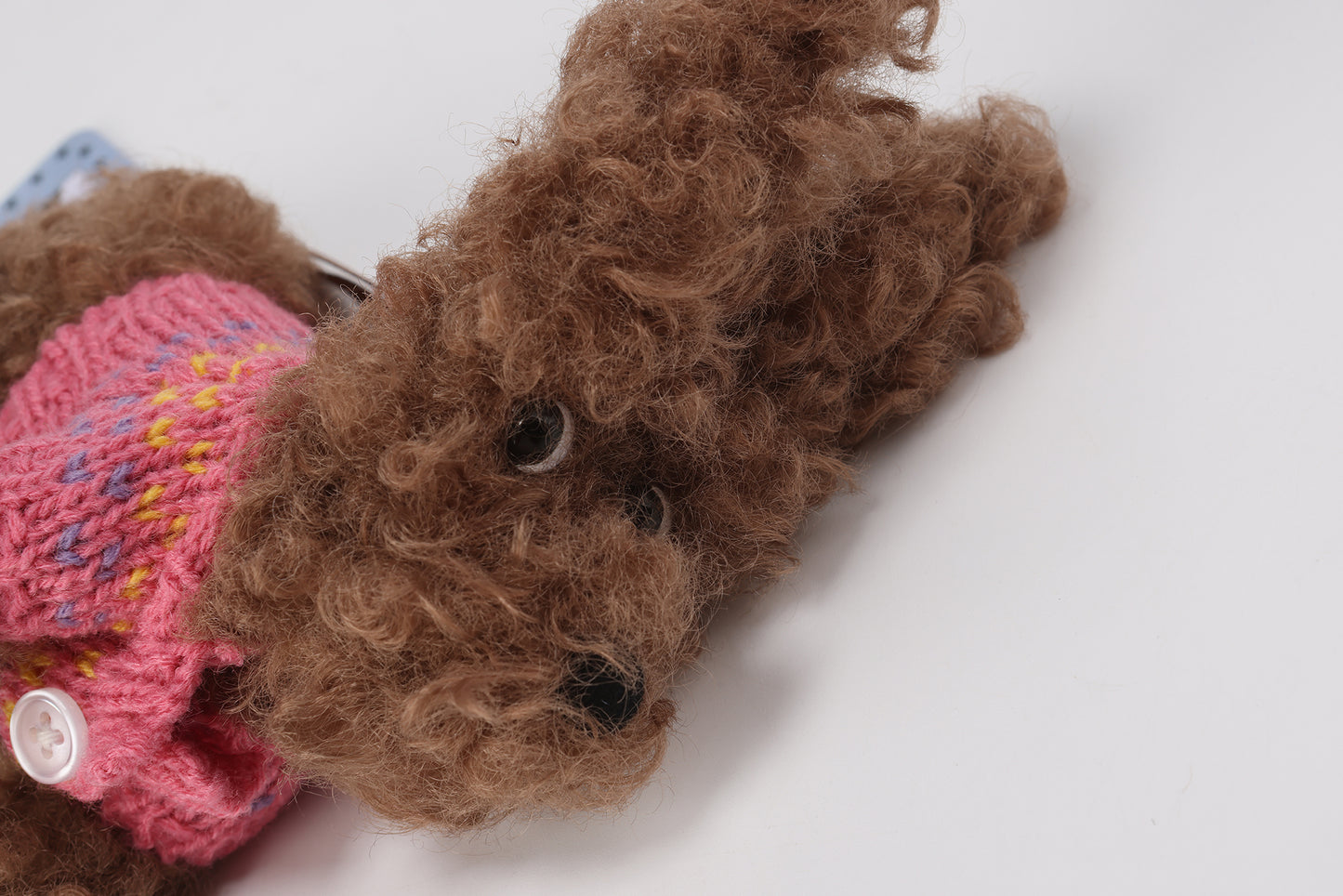 SFSG Brown and pink jacquard puppy sweater