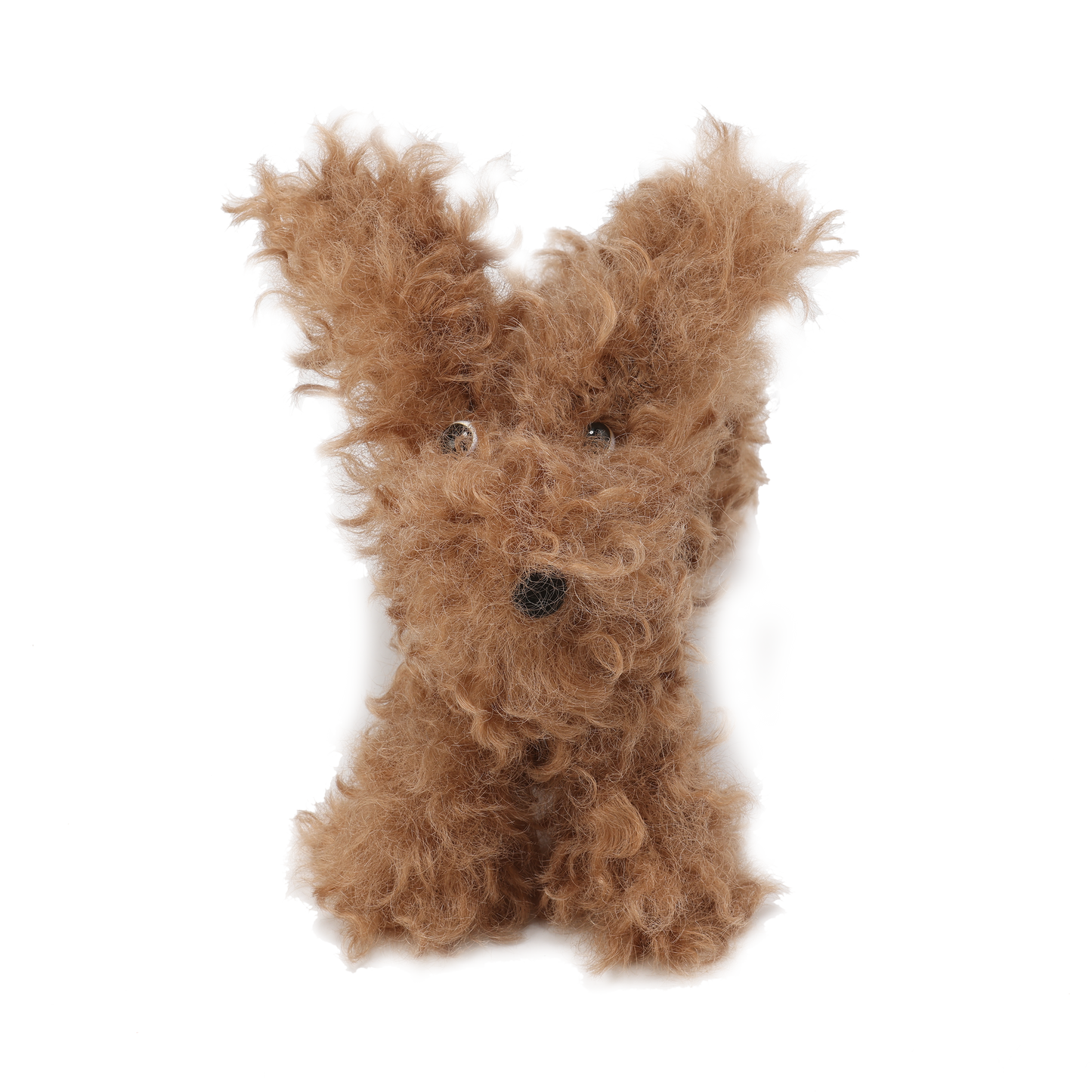 Pendentif chiot griffonné marron SFSG
