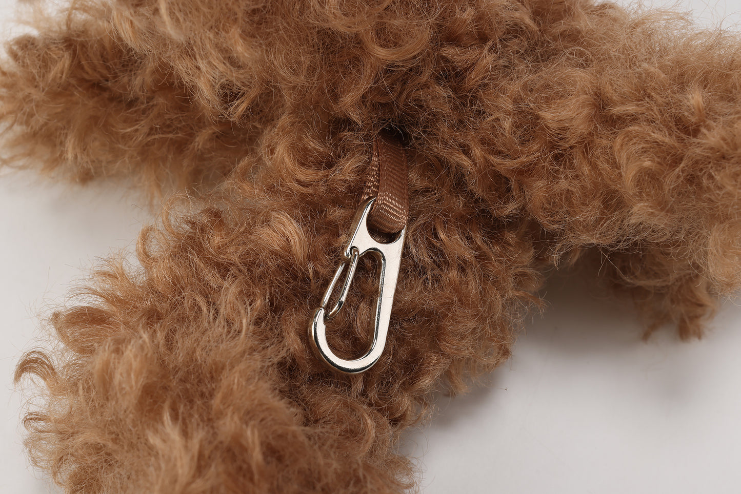 Pendentif chiot griffonné marron SFSG
