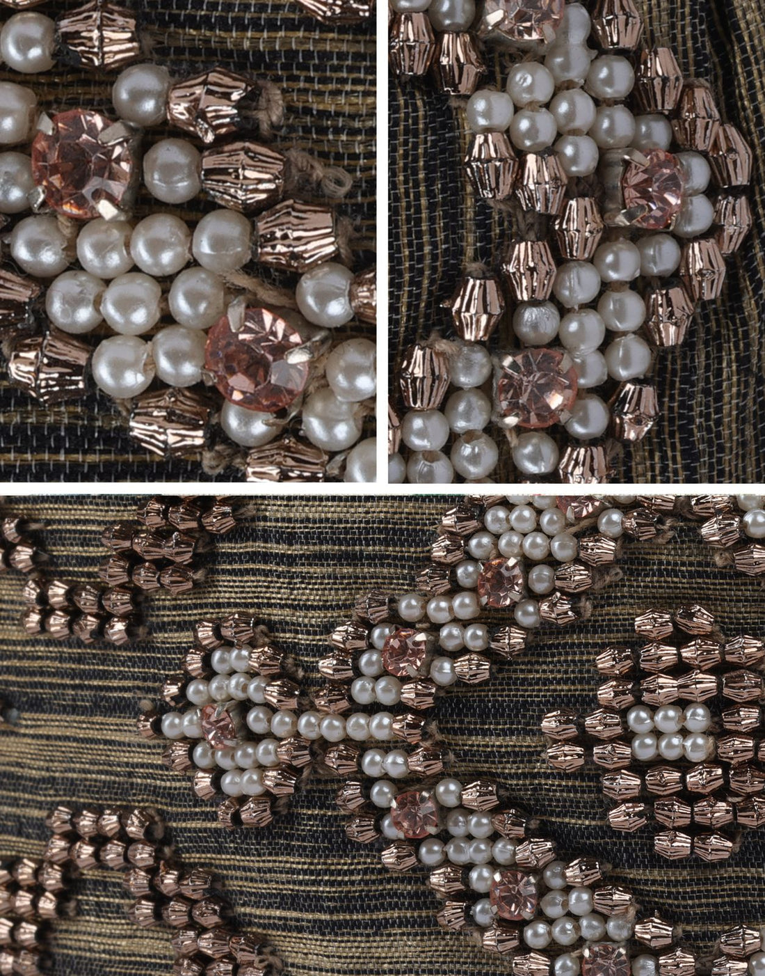 Metallic Vintage Brocade Headband