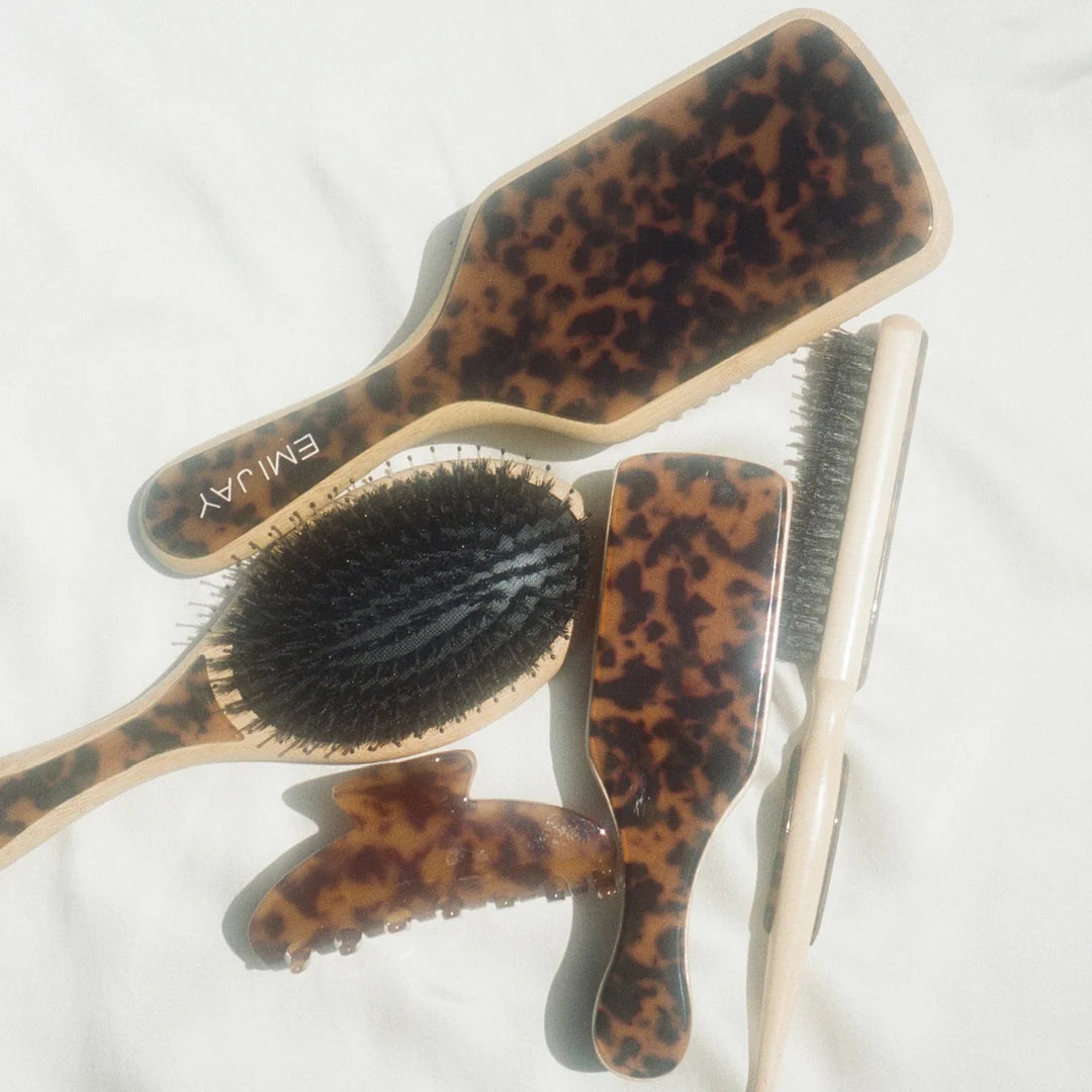 Flat Brush in Tortoise