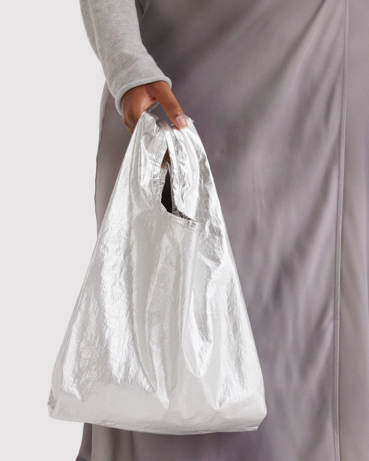 Baby Baggu Chrome Metallic