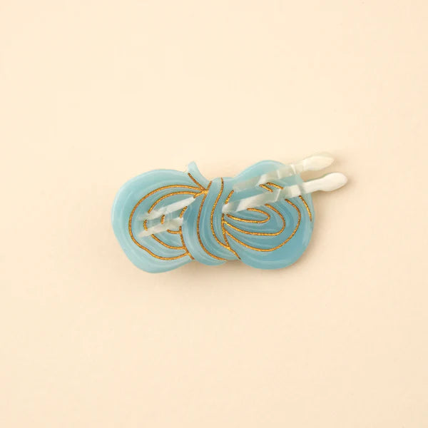 Wool Ball Hair Clip
