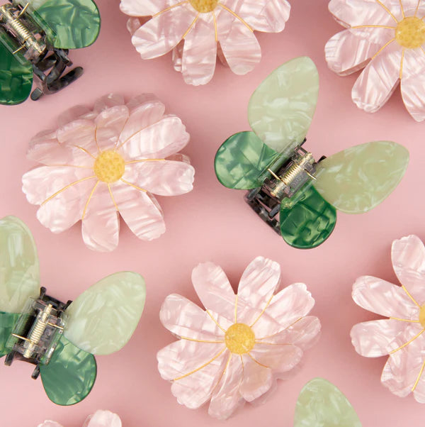 Green butterfly Hair Claw