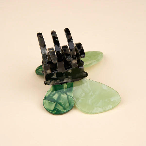 Green butterfly Hair Claw