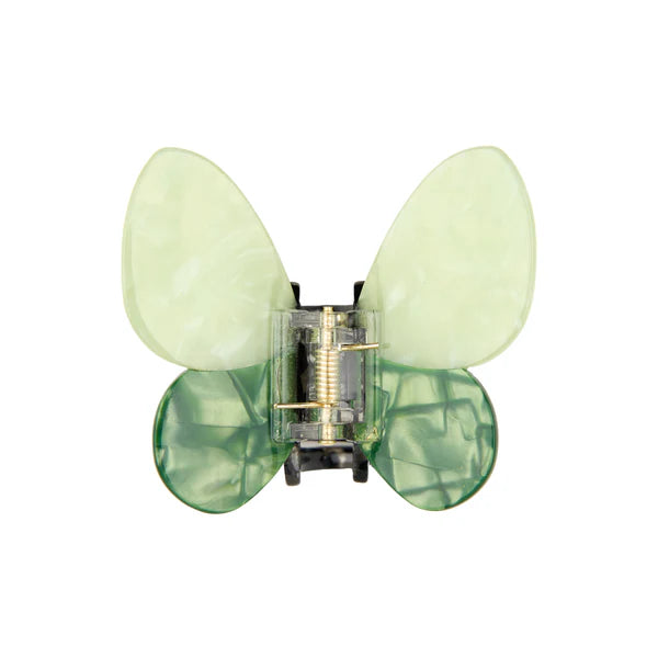 Green butterfly Hair Claw