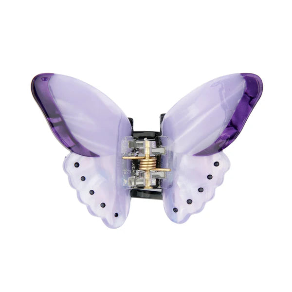 Purple Butterfly Mini Hair Claw