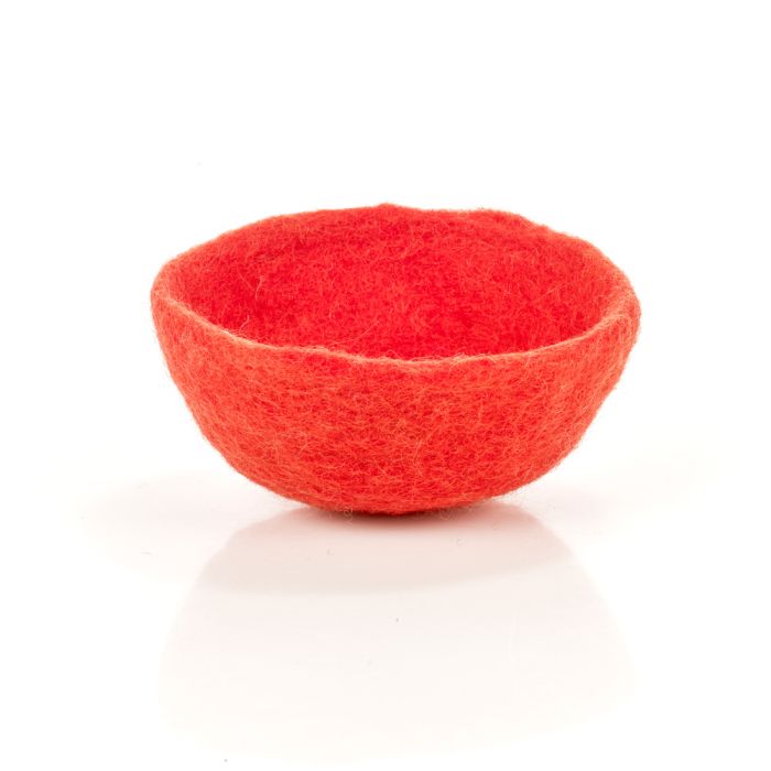 Handmade Felt Colourful Trinket Dish Home Decoration