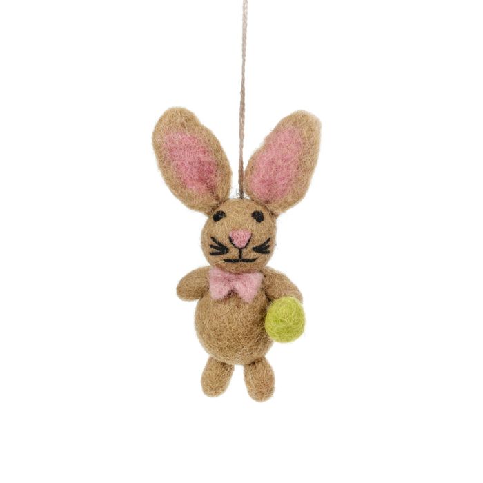 Handmade Felt Easter Besties (Set of 3) Hanging Lamb Bunny Chick Decoration Set