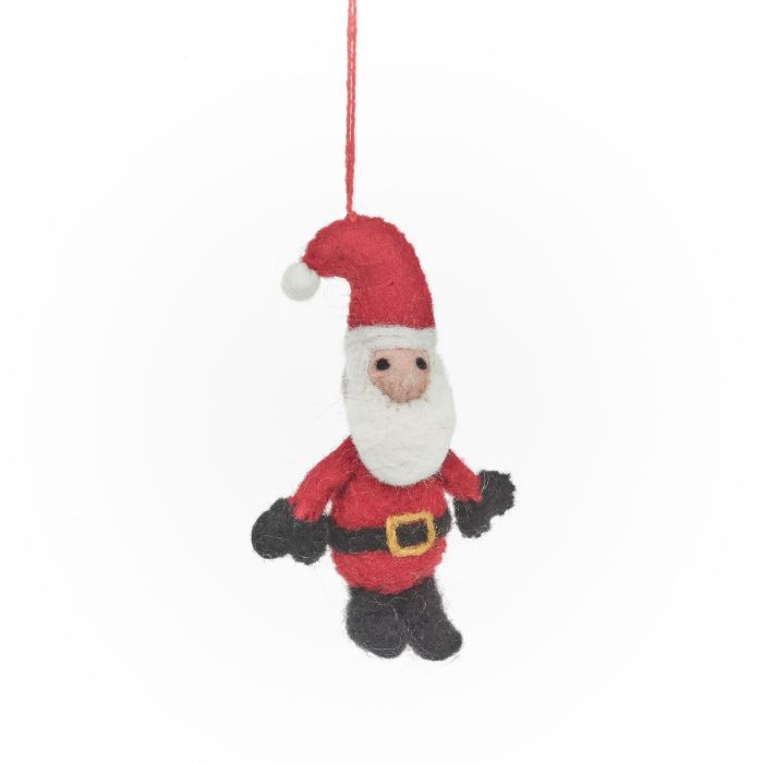 Handmade Felt Festive Favourites (Set of 3) Hanging Decorations