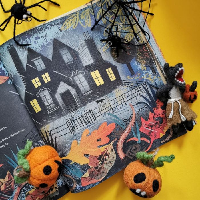 Handmade Felt Halloween Werewolf Hanging Decoration