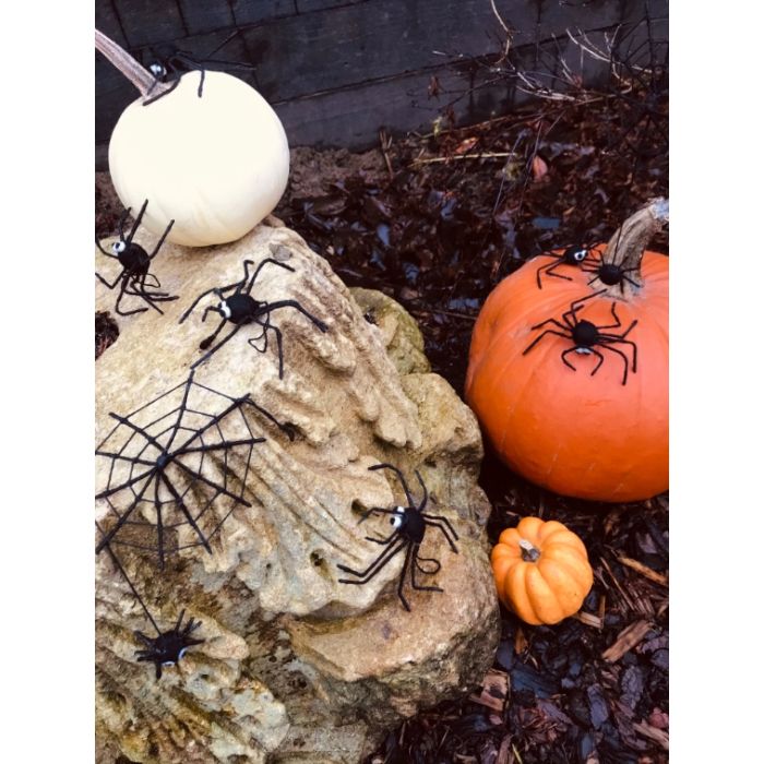 Handmade Felt Hanging Halloween Spider Decoration