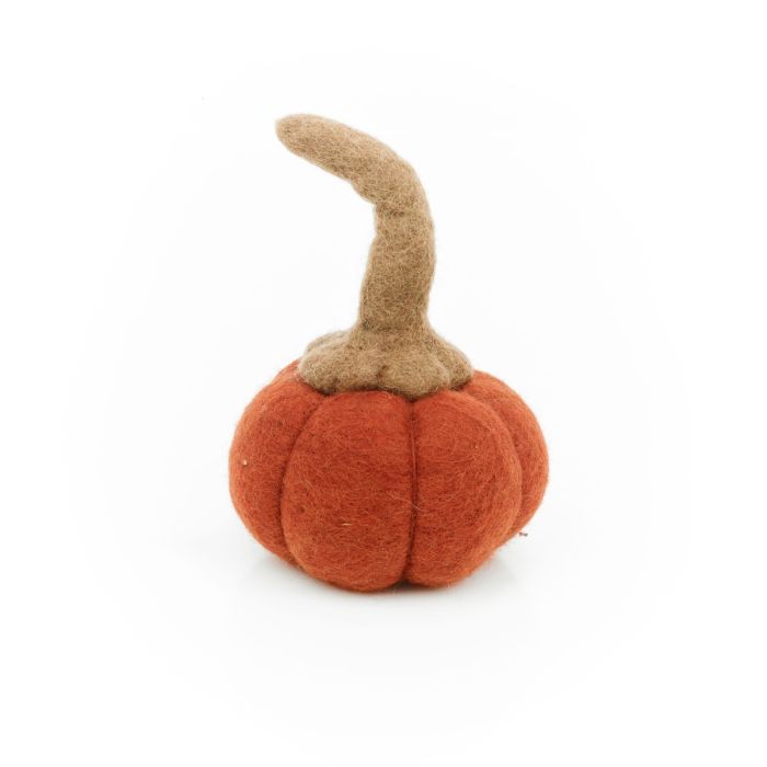 Handmade Felt Perfect Pumpkins Standing Halloween Decorations