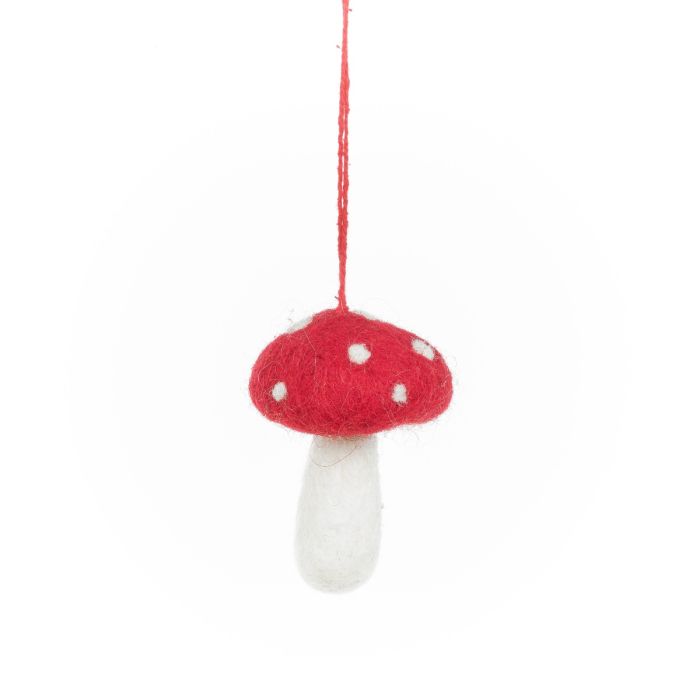 Handmade Felt Woodland Walks (Set of 5) Hanging Autumnal Decorations