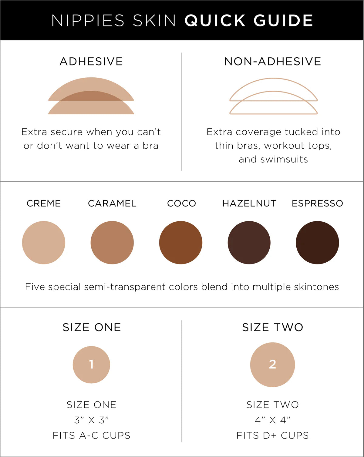 Nippies Non-Adhesive Nipple Cover Inserts