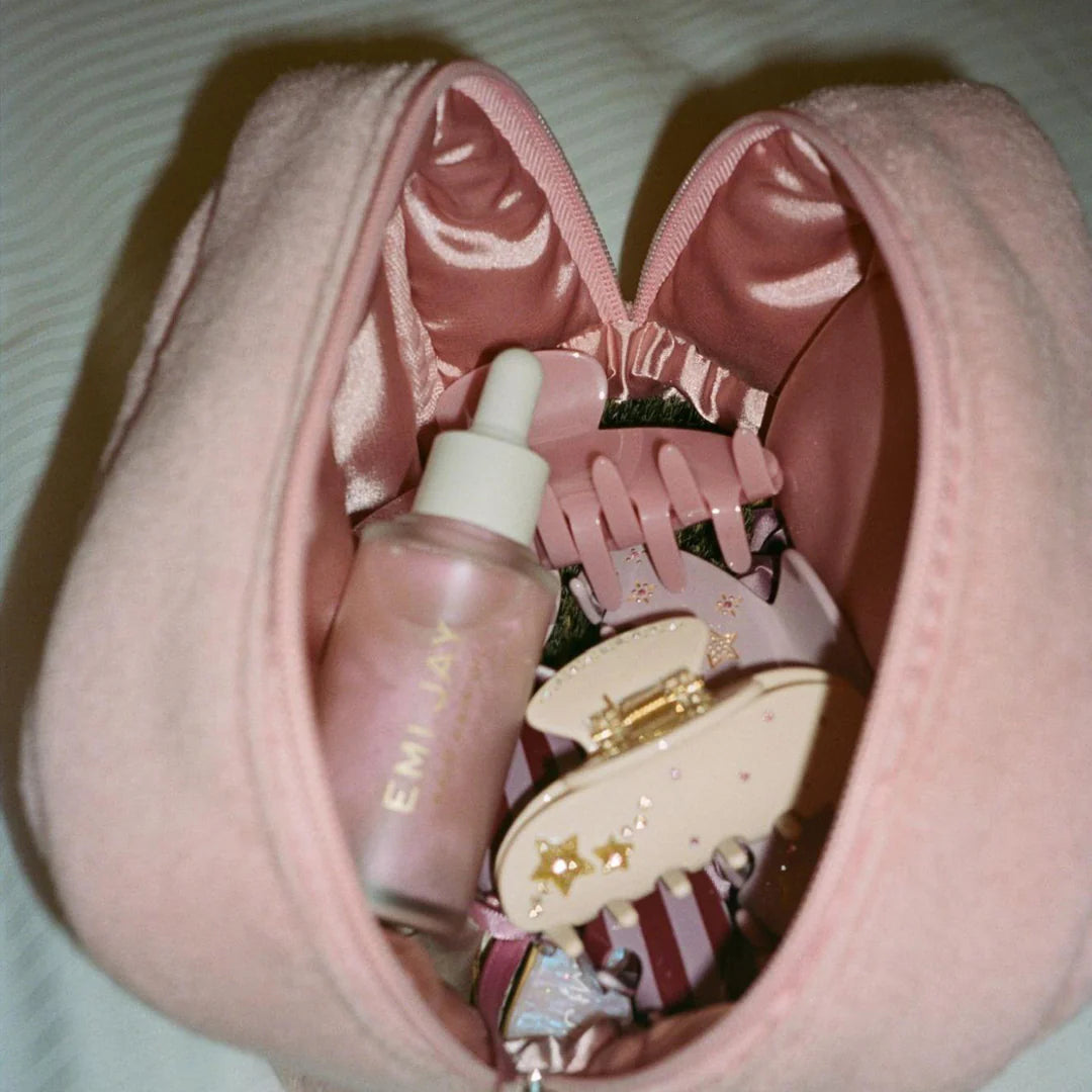 Terry Pouch in Baby Mauve