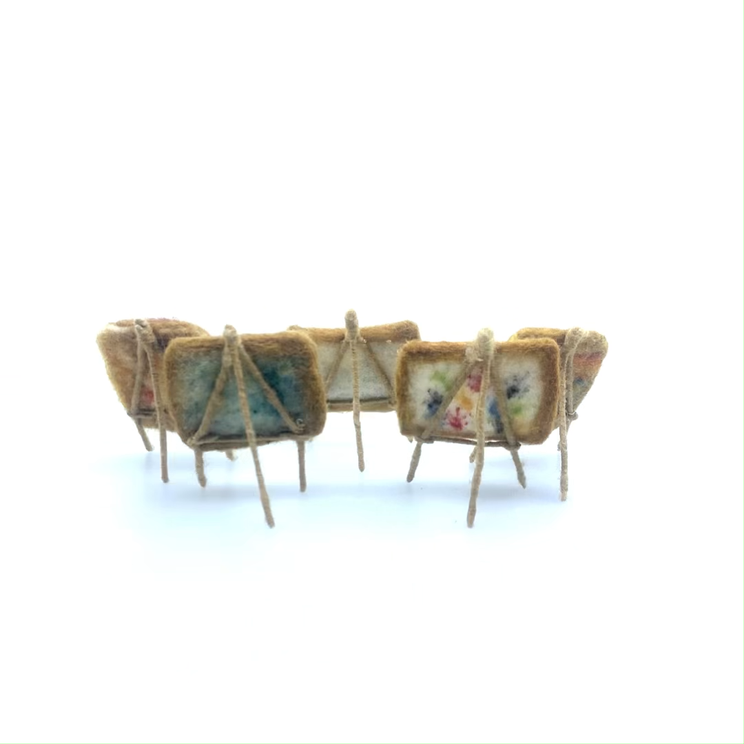 Handmade Felt Marvellous Masterpieces Standing Art Decoration