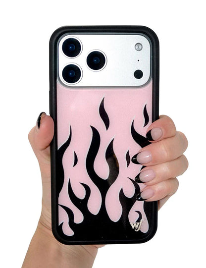 Flames | Pink & Black