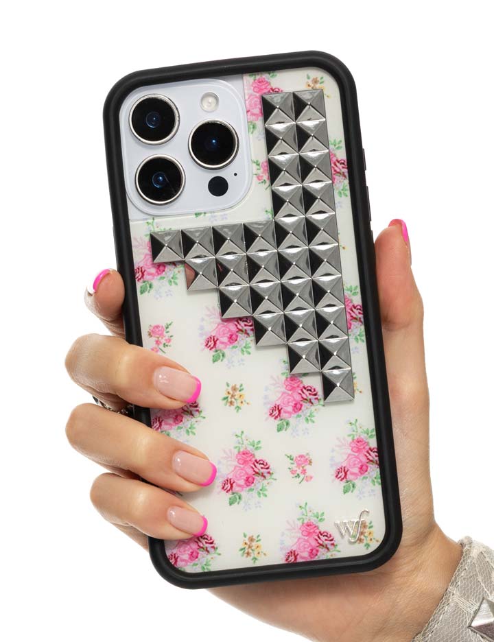 Vintage Floral Stud