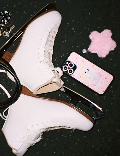 Fluffy Star Charm | Pink