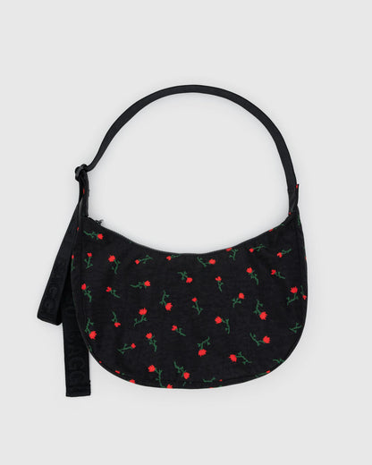 Medium Nylon Crescent Bag