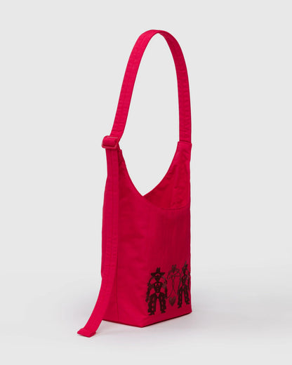 Small Nylon Sling Embroidered Cowgirl
