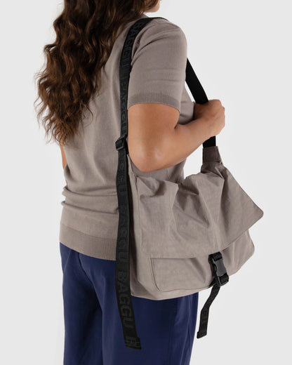 Nylon Messenger Bag  Dove