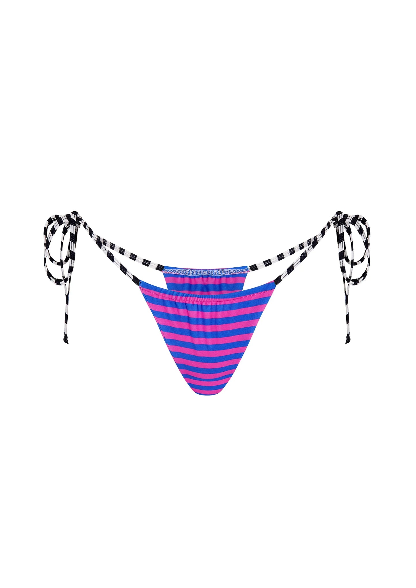 ALL STARS BIKINI THONG IN BLUE & PINK