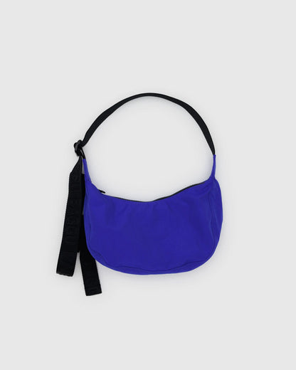 Small Nylon Crescent Bag Lapis