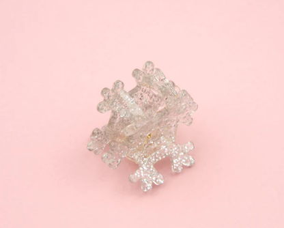 Snowflake Mini Hair Claw