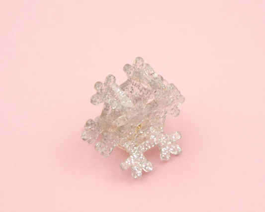 Snowflake Mini Hair Claw