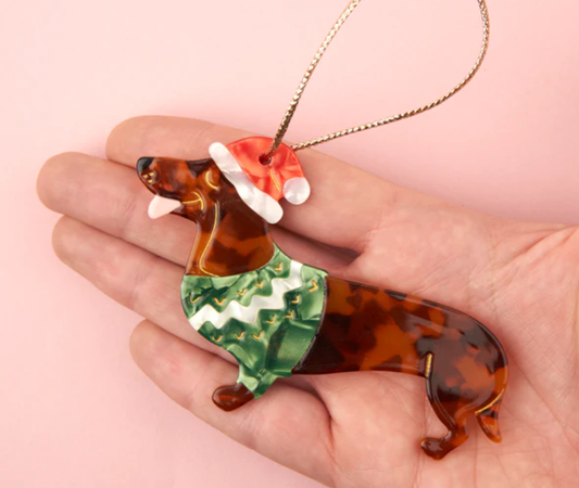 Chilly Dachshund - Christmas Decoration